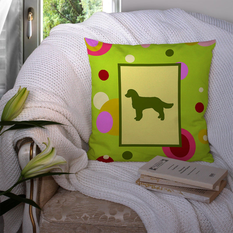 American Water Spaniel Throw Pillow - 14x14 Decorative Pillow – Art for Your Home & Patio