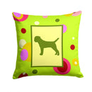Border Terrier Throw Pillow - 14x14 Decorative Pillow – Art for Your Home & Patio
