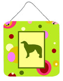 Borzoi Aluminium Metal Wall or Door Hanging Prints