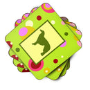 Borzoi Coasters - Set of 4 Lightweight Foam, Absorbent Drink Coasters