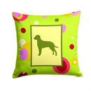 Curly Coated Retriever Decorative Throw Pillow 14x14 Indoor Outdoor Accent Cushion, Fabric Cover with Insert for Sofa, Bed, Porch & Living Room
