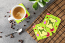 Jack Russell Terrier Foam Coasters Set of 4 Cup Coasters for Indoor Outdoor, Tabletop Protection, Anti Slip, Mouse pad Material