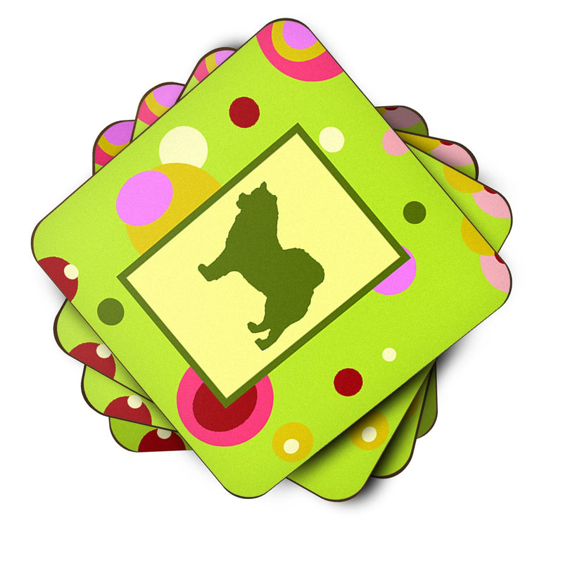 Alaskan Malamute Coasters - Set of 4 Lightweight Foam, Absorbent Drink Coasters