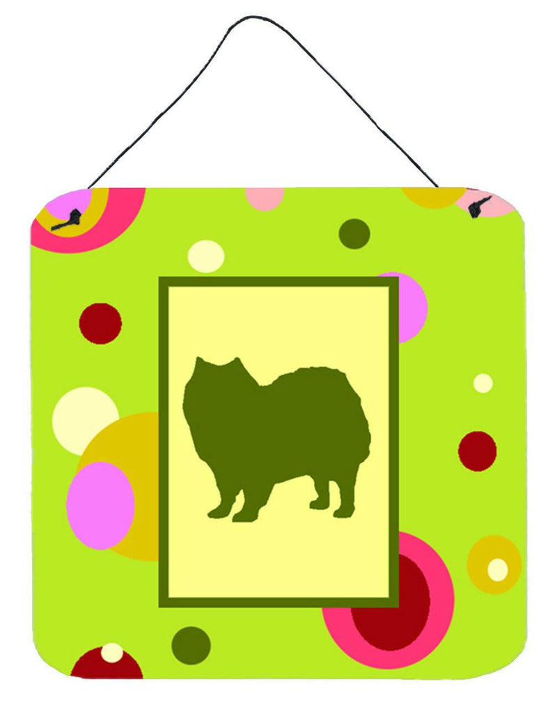 American Eskimo Aluminium Metal Wall or Door Hanging Prints