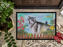 Alaskan Malamute Spring Doormat - 24x36 Decorative Floor Mat – Indoor/Outdoor Rug with Artistic Flair CK1200JMAT