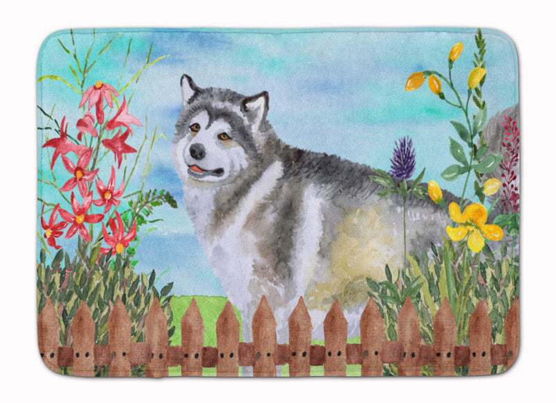 Alaskan Malamute Spring Machine Washable Memory Foam Mat CK1200RUG