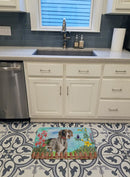 German Shorthaired Pointer Spring Memory Foam Kitchen Mat Machine Washable Anti-Fatigue Cushion Comfort Bath or Kitchen Rug