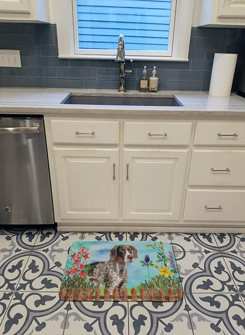 German Shorthaired Pointer Spring Machine Washable Memory Foam Mat CK1203RUG