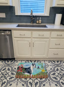 Harlequin Great Dane Spring Memory Foam Kitchen Mat Machine Washable Anti-Fatigue Cushion Comfort Bath or Kitchen Rug