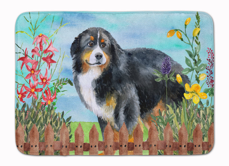 Bernese Mountain Dog Spring Machine Washable Memory Foam Mat CK1207RUG