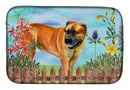 Boerboel Mastiff Spring Dish Drying Mat – Absorbent, Artistic Kitchen Essentials CK1208DDM