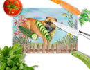 Boerboel Mastiff Spring Glass Cutting Boards – Durable, Decorative Kitchen Art Large CK1208LCB
