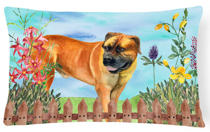 Boerboel Mastiff Spring Canvas Fabric Decorative Pillow CK1208PW1216