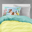 Smooth Fox Terrier Spring Standard Pillowcase Lightweight Super Soft Easy Care Decorative Artwork Pillowcase, Standard