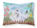 Maltese Spring Standard Pillowcase Lightweight Super Soft Easy Care Decorative Artwork Pillowcase, Standard