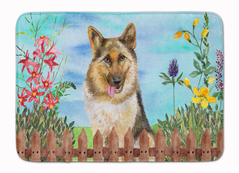 German Shepherd Spring Machine Washable Memory Foam Mat CK1216RUG