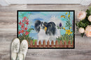 Papillon Spring Doormat Indoor Outdoor 18H X 27W Front Door Mat Rugs for Entryway, Non Slip Washable
