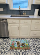 Chinese Crested Spring Memory Foam Kitchen Mat Machine Washable Anti-Fatigue Cushion Comfort Bath or Kitchen Rug