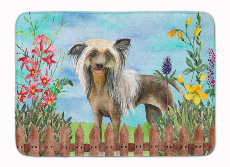 Chinese Crested Spring Machine Washable Memory Foam Mat CK1221RUG