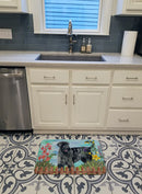 Giant Schnauzer Spring Memory Foam Kitchen Mat Machine Washable Anti-Fatigue Cushion Comfort Bath or Kitchen Rug