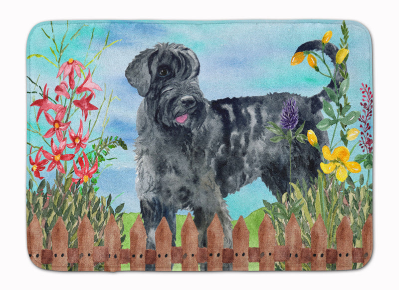 Giant Schnauzer Spring Machine Washable Memory Foam Mat CK1222RUG