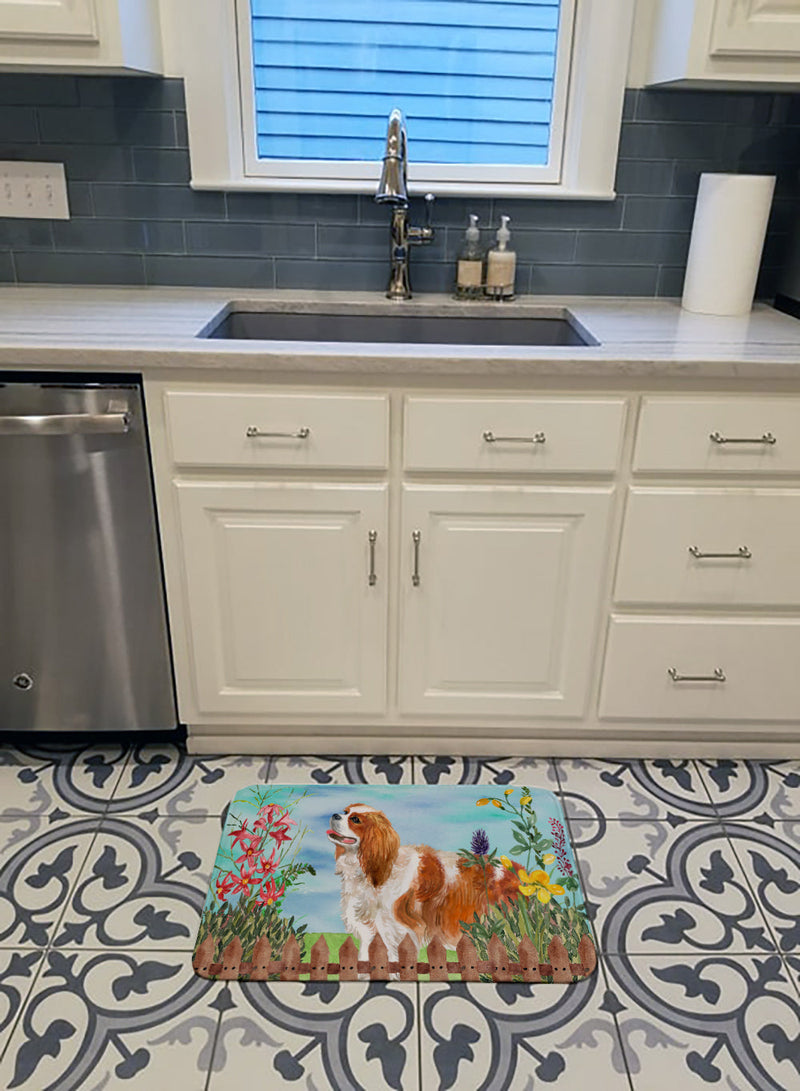 Cavalier Spaniel Spring Machine Washable Memory Foam Mat CK1225RUG