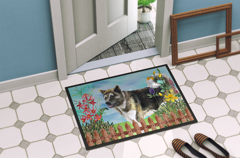American Akita Spring Doormat - 24x36 Decorative Floor Mat – Indoor/Outdoor Rug with Artistic Flair CK1231JMAT