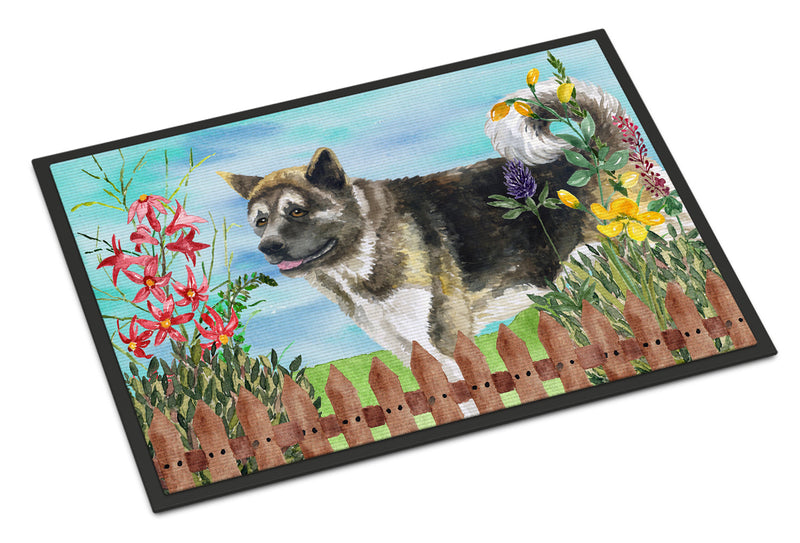 American Akita Spring Doormat - 24x36 Decorative Floor Mat – Indoor/Outdoor Rug with Artistic Flair CK1231JMAT