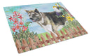American Akita Spring Glass Cutting Boards – Durable, Decorative Kitchen Art Large CK1231LCB