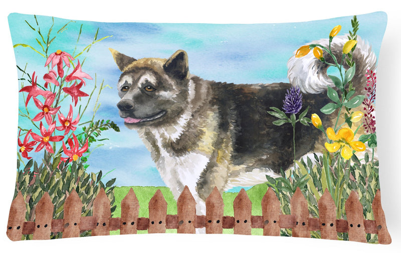 American Akita Spring Canvas Fabric Decorative Pillow CK1231PW1216