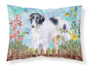 Borzoi Spring  Standard Pillowcase – Artistic Decorative Front, White Back CK1234PILLOWCASE