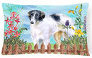 Borzoi Spring Canvas Fabric Decorative Pillow CK1234PW1216