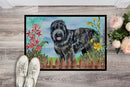 Black Russian Terrier Spring Doormat - 18x27 Decorative Floor Mat – Indoor/Outdoor Rug with Artistic Flair CK1239MAT