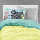 Black Russian Terrier Spring  Standard Pillowcase – Artistic Decorative Front, White Back CK1239PILLOWCASE