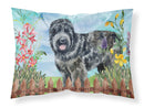 Black Russian Terrier Spring  Standard Pillowcase – Artistic Decorative Front, White Back CK1239PILLOWCASE