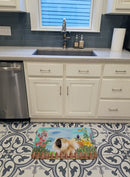 Pekingese Spring Memory Foam Kitchen Mat Machine Washable Anti-Fatigue Cushion Comfort Bath or Kitchen Rug