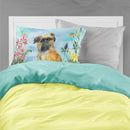 Brussels Griffon Spring Standard Pillowcase Lightweight Super Soft Easy Care Decorative Artwork Pillowcase, Standard