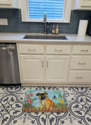 Brussels Griffon Spring Memory Foam Kitchen Mat Machine Washable Anti-Fatigue Cushion Comfort Bath or Kitchen Rug
