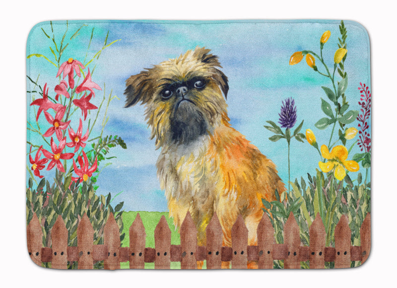 Brussels Griffon Spring Machine Washable Memory Foam Mat CK1249RUG