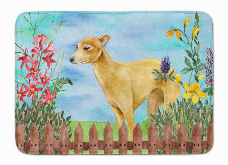 Italian Greyhound Spring Machine Washable Memory Foam Mat CK1260RUG