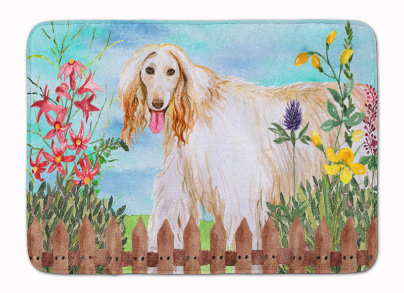 Afghan Hound Spring Machine Washable Memory Foam Mat CK1264RUG