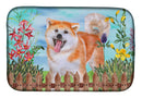 Akita Spring Dish Drying Mat – Absorbent, Artistic Kitchen Essentials CK1265DDM