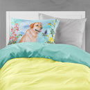 Labrador Retriever Spring Standard Pillowcase Lightweight Super Soft Easy Care Decorative Artwork Pillowcase, Standard