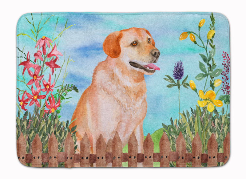 Labrador Retriever Spring Machine Washable Memory Foam Mat CK1276RUG