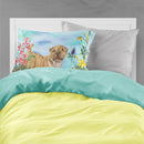 Shar Pei Puppy Spring Standard Pillowcase Lightweight Super Soft Easy Care Decorative Artwork Pillowcase, Standard
