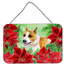 American Staffordshire Poinsettas Wall or Door Hanging Prints CK1293DS812