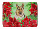 German Shepherd Poinsettas Memory Foam Kitchen Mat Machine Washable Anti-Fatigue Cushion Comfort Bath or Kitchen Rug