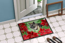 American Akita Poinsettas Doormat - 18x27 Decorative Floor Mat – Indoor/Outdoor Rug with Artistic Flair CK1317MAT
