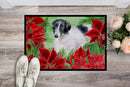Borzoi Poinsettas Doormat - 18x27 Decorative Floor Mat – Indoor/Outdoor Rug with Artistic Flair CK1320MAT