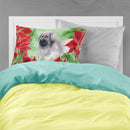 Moscow Watchdog Poinsettas Standard Pillowcase Lightweight Super Soft Easy Care Decorative Artwork Pillowcase, Standard